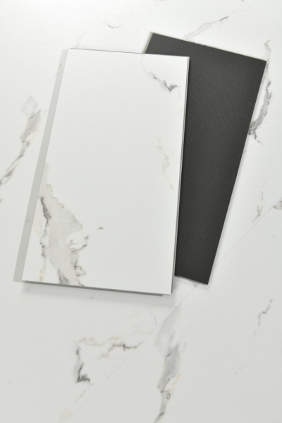 "Madera"SPC Expert Vinil №815 Мрамор дикий  626*313*4 мм+1,5мм 1уп-2,3512м2/12шт