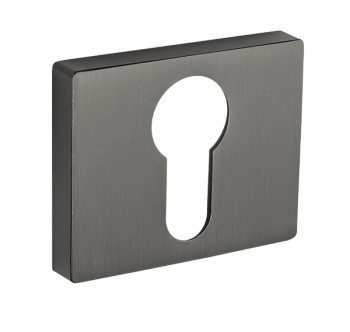 Накладка на цилиндр РЕНЦ INET 01 MBN (Матовый чёрный никель)